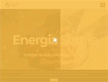 Tablet Screenshot of energiasottile.it
